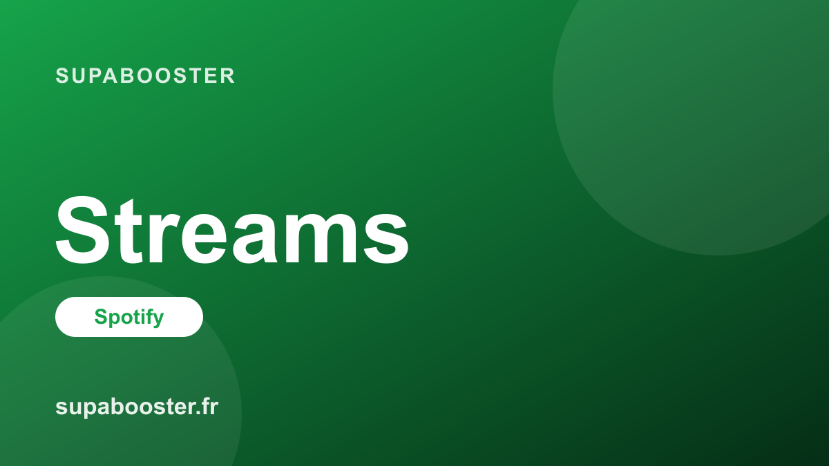 Acheter des streams Spotify : lancer un titre et gagner en crédibilité